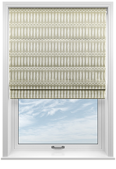 Nazca, Almond - Twist&Fit Roman Blind